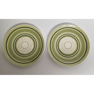 VTG Taylor Smith Taylor Green Span Bread and Butter Plates 7" Ironstone Set of 2